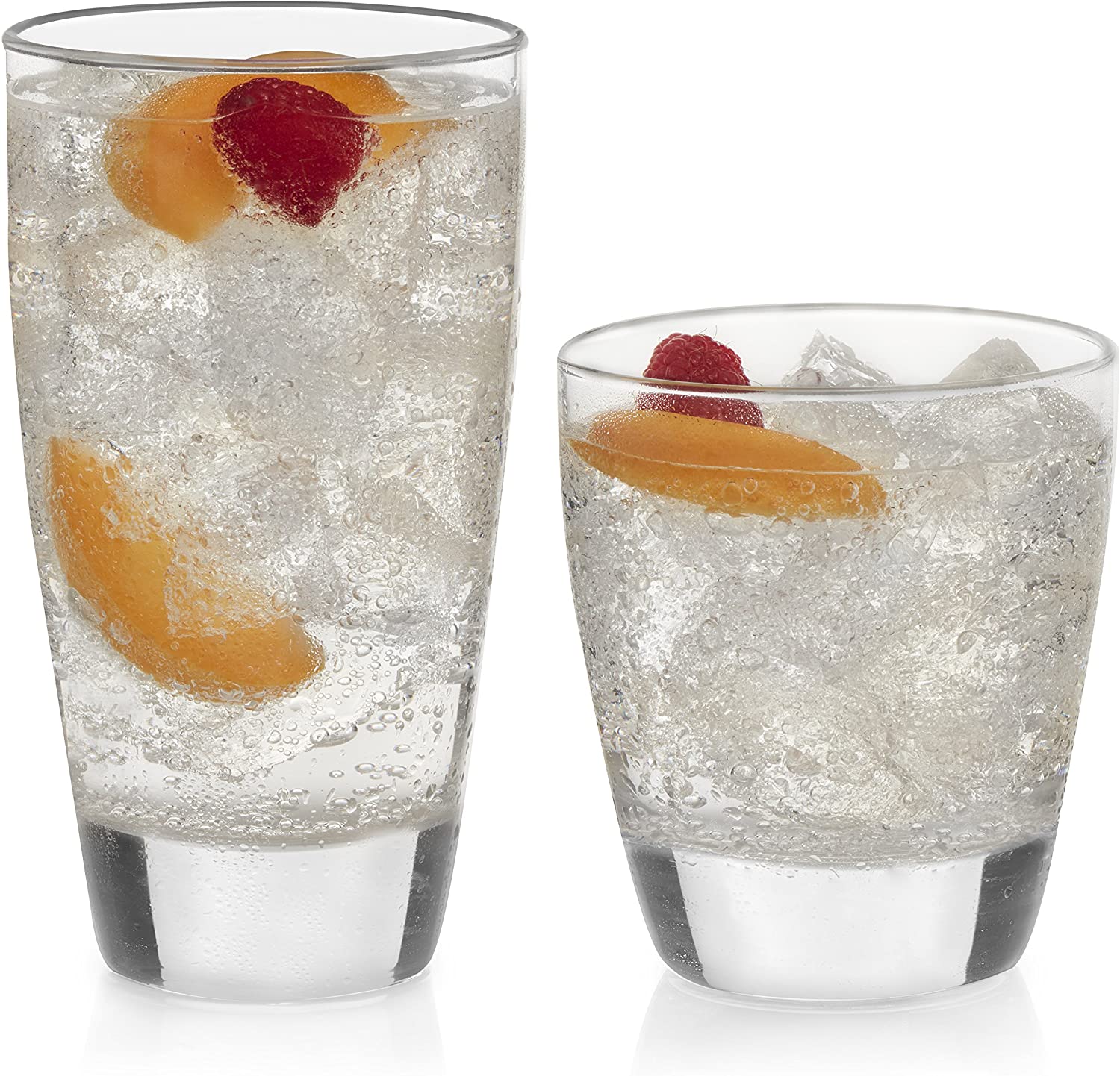 Libbey Classic 16-Piece Glass Tumbler and Rocks Set